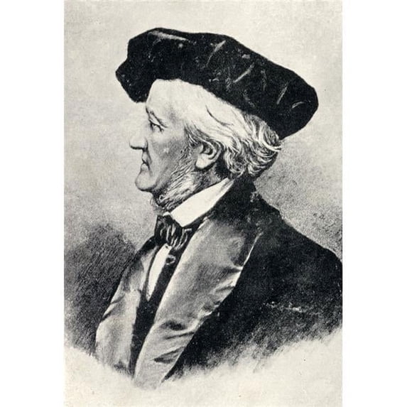 Wilhelm Richard Wagner 1813-1883 German Composer Music Theorist & Essayist From A Portrait by Simon Poster Print, Large - 24 x 34