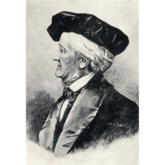 Wilhelm Richard Wagner 1813-1883 German Composer Music Theorist & Essayist From A Portrait by Simon Poster Print, Large - 24 x 34