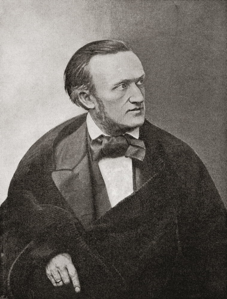 Wilhelm Richard Wagner 1813 Canvas Art - Ken Welsh Design Pics (24 x 32)