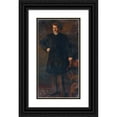 thumbnail image 1 of Wilhelm Trübner 15x24 Black Ornate Framed Double Matted Museum Art Print Titled: The Chamber Singer Theodor Reichmann (1879), 1 of 5