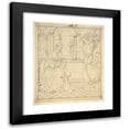 thumbnail image 1 of Wilhelm von Schadow 20x23 Black Modern Framed Museum Art Print Titled - The Annunciation (1808-62), 1 of 5