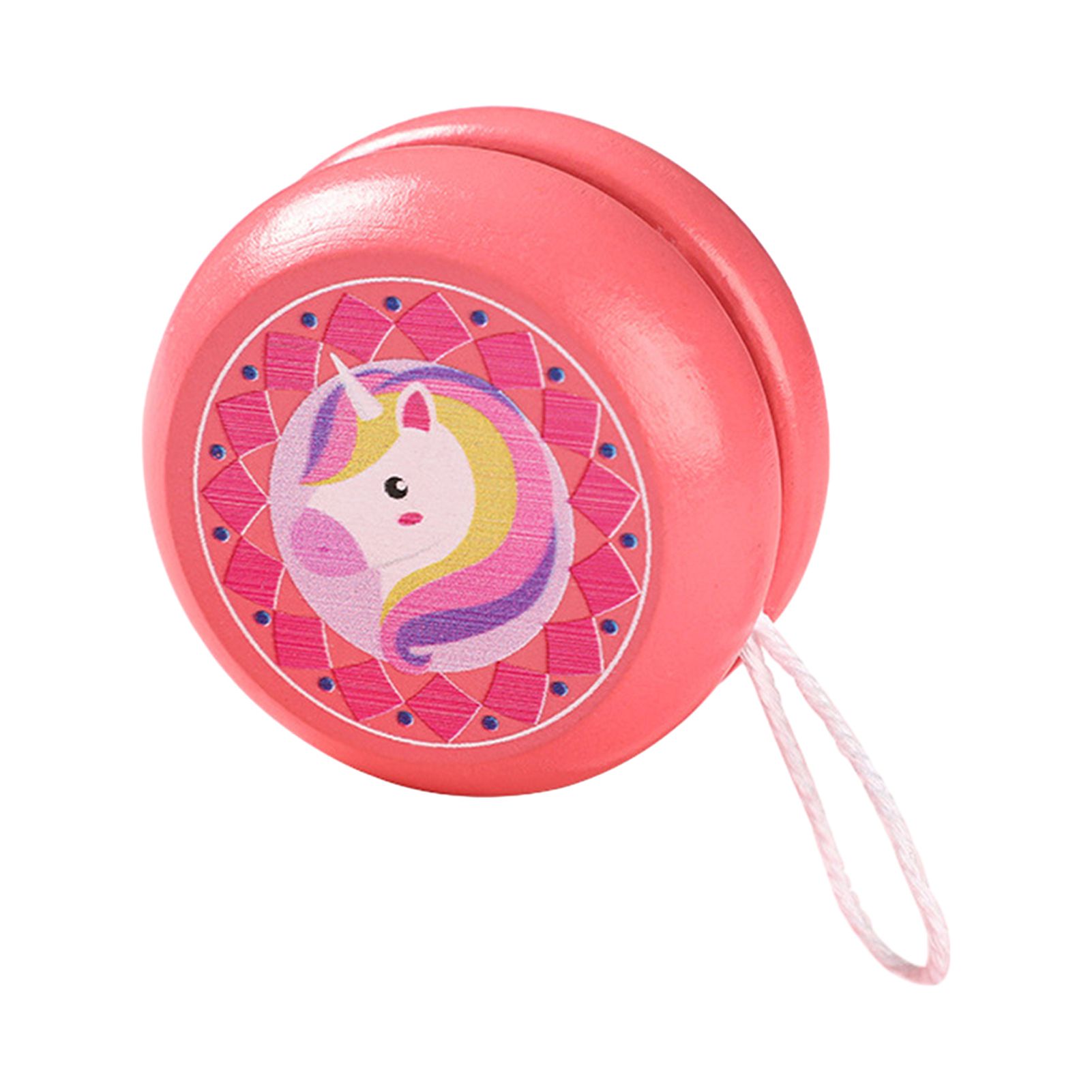 Wilitto Kids Yoyo Toy with String Colorful Cartoon Trick Yoyo