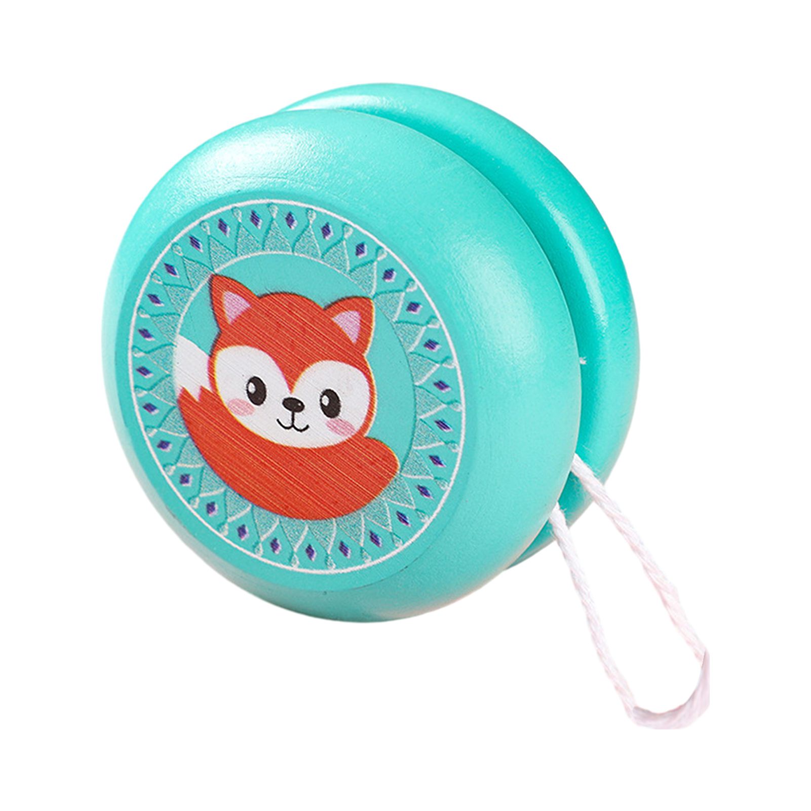 Wilitto Kids Yoyo Toy with String Colorful Cartoon Trick Yoyo