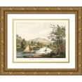 thumbnail image 1 of Wilkenson, Joseph 24x19 Gold Ornate Wood Framed with Double Matting Museum Art Print Titled - English Countryside II, 1 of 4