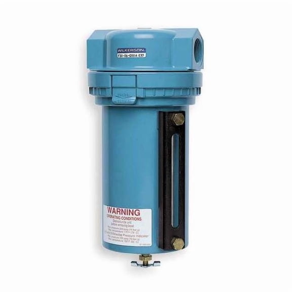 Wilkerson Compressed Air Filter, 200 psi, 4.8 In. W, Size: Jumbo F30-08-G00