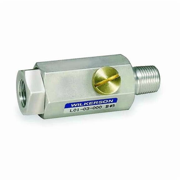 In-Line Air Lubricator,1/4 In,36 cfm L01-02-M00