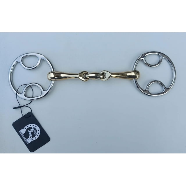 Wilkie Bevel Verbindend Angled Snaffle Bit/Horse Bits