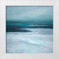 thumbnail image 1 of Wilkins, Suzanne 12x12 White Modern Wood Framed Museum Art Print Titled - Night Beach, 1 of 4
