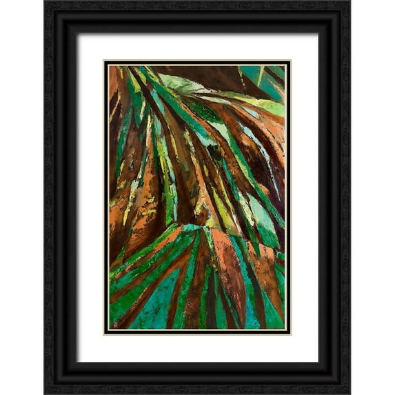 Wilkins, Suzanne 13x18 Black Ornate Wood Framed with Double Matting Museum Art Print Titled - Las Palmas II