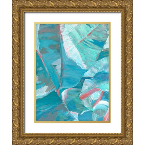 Wilkins, Suzanne 19x24 Gold Ornate Wood Framed with Double Matting Museum Art Print Titled - Banana Suave I