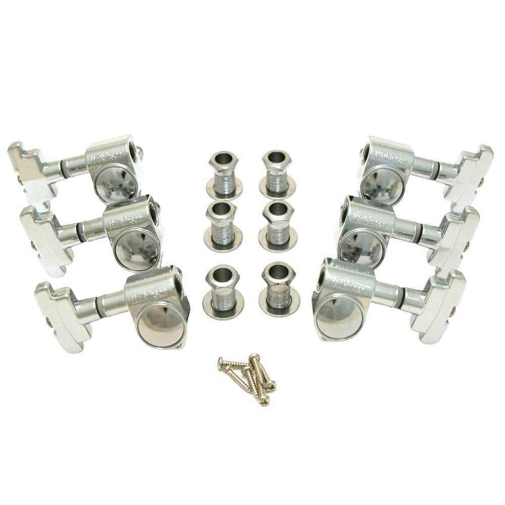 Wilkinson Guitar Tuners Chrome 3x3 Imperial Style Guitar Tuning Pegs WJ309CR