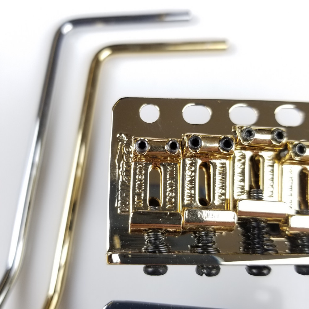 Corea ST chitarra Wilkinson WV6 tremolo ponte sella in acciaio piegata