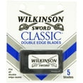 thumbnail image 1 of Wilkinson Sword CLASSIC Double Edge Razor Blades (2 packs of 5 = 10 Blades), 1 of 2
