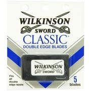 Wilkinson Sword CLASSIC Double Edge Razor Blades 2 packs of 5 = 10 Blades