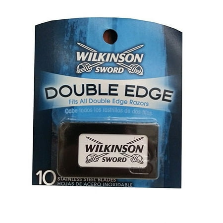 Wilkinson Sword Double Edge Razor Blades, 10 ct. (Pack of 1) + LA Cross Blemish Remover 74851