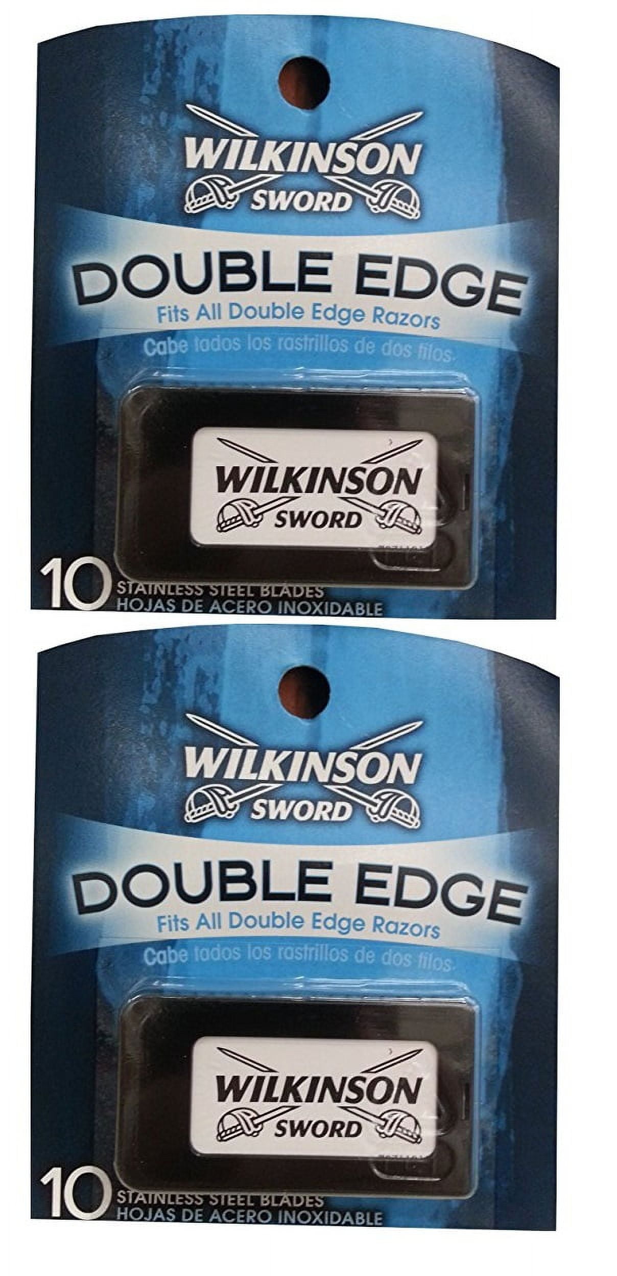 Wilkinson Sword Double Edge Razor Blades, 10 ct. (Pack of 2) + Eyebrow