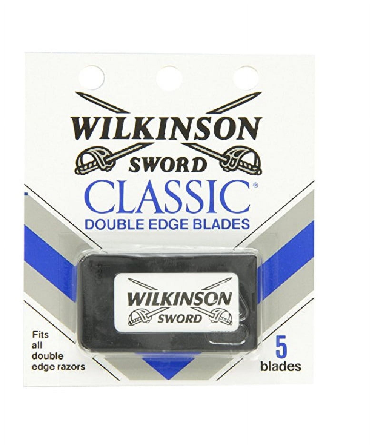 Wilkinson Sword Double Edge single Razor Cartridge, 5 blades + Eyebrow ...