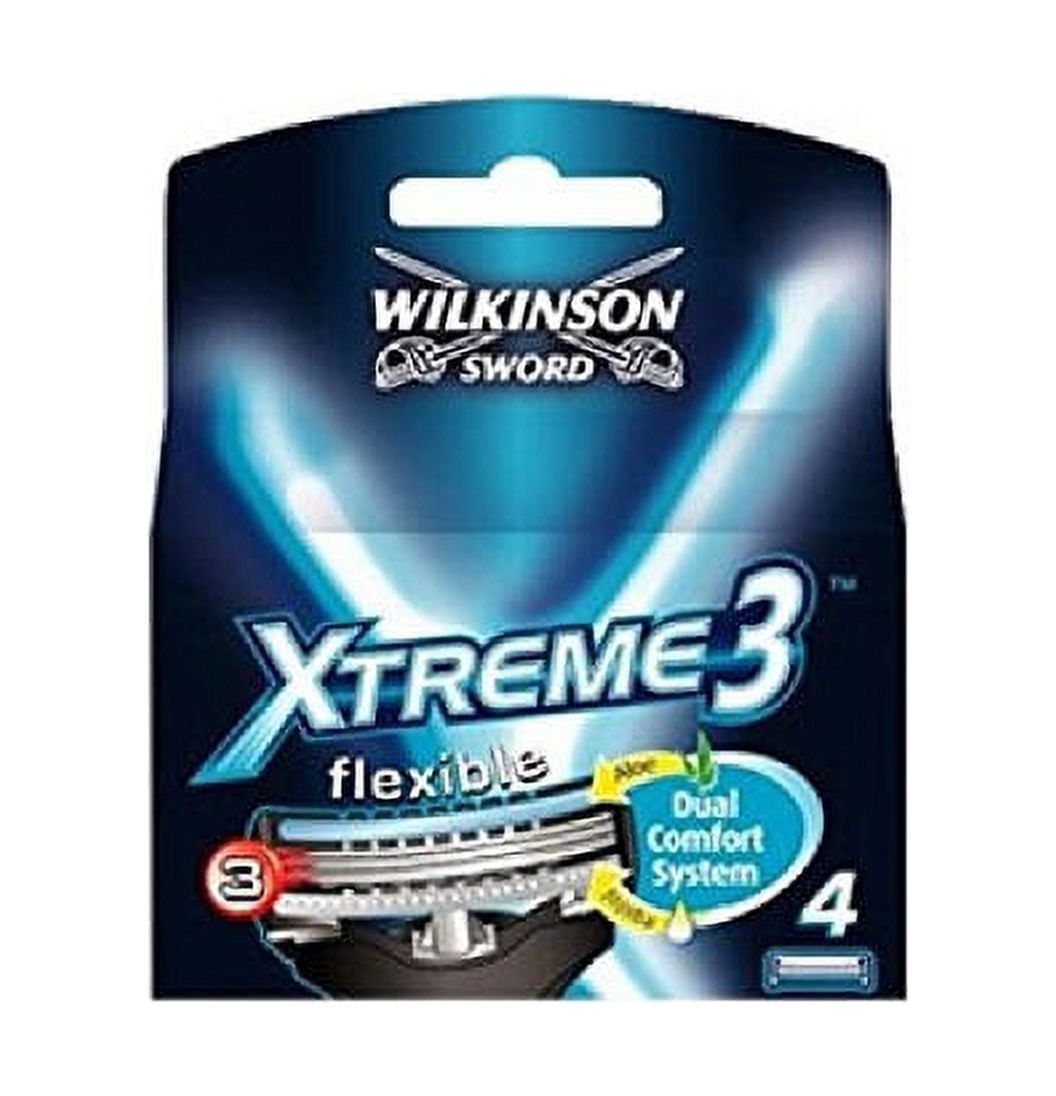 Wilkinson Sword Xtreme3 Refill Razor Blades, 4 Count - Walmart.com