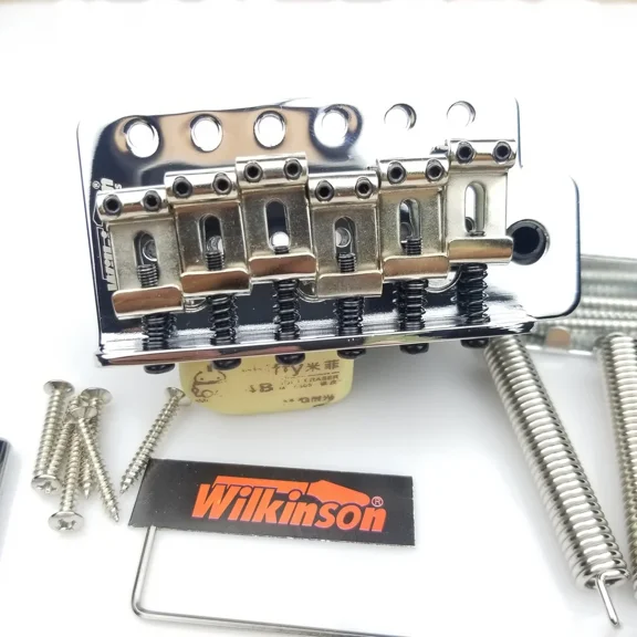 Wilkinson Tremolo Bridge Vintage bent steel saddles For ST Electric Guitar Chrome Silver Accessories WOV01