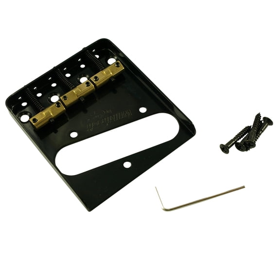 Wilkinson Vintage Style Bridge For Fender Telecaster, Black