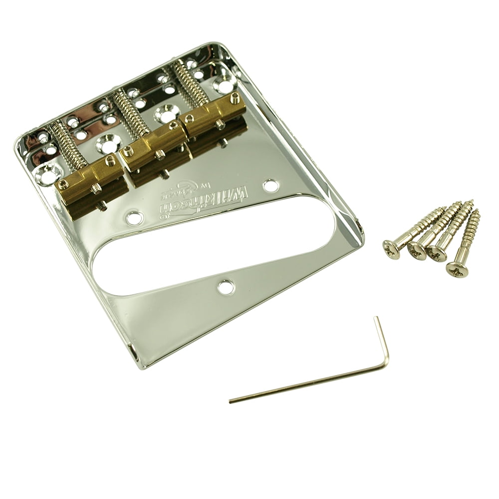 Wilkinson Vintage Style Bridge For Fender Telecaster, Chrome
