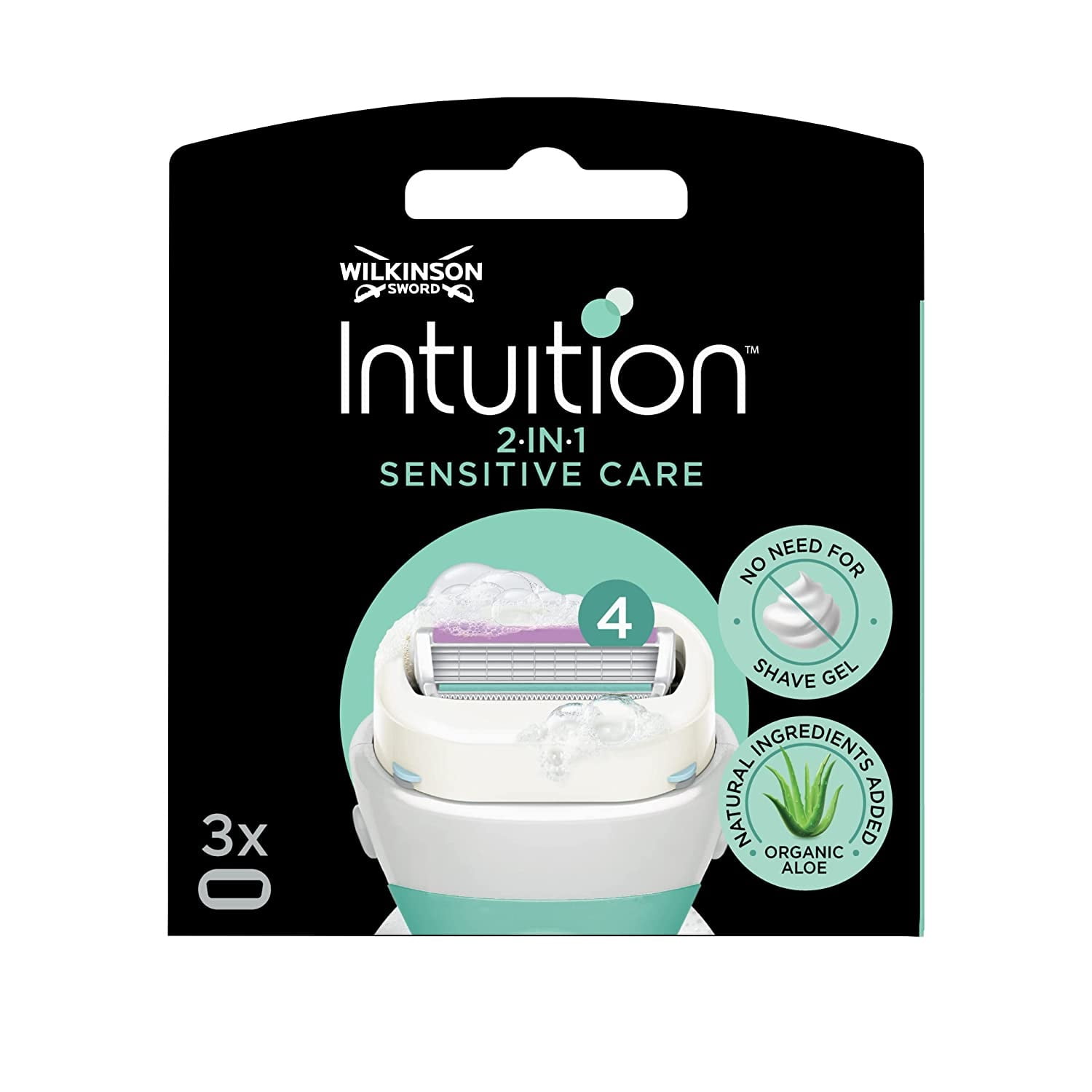 Wilkinson by Schick Intuition Sensitive Care with Aloe Refill Blade  Cartridges for Women, 3 count - Walmart.com