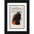 thumbnail image 1 of Will Bradley 16x24 Black Ornate Framed Double Matted Museum Art Print Titled: The Echo, Chicago, May 15, 1895 (1895), 1 of 5