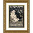thumbnail image 1 of Will Bradley 17x24 Gold Ornate Framed and Double Matted Museum Art Print Titled - The Chap-Book. (1894-1896), 1 of 4