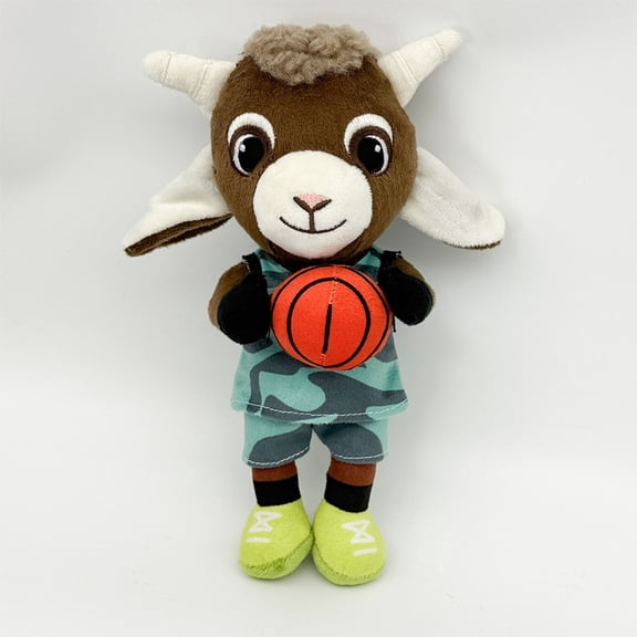 Will Character Doll Toy Goat Anime Moive Plush Toy Doll Will Goat Stuffed Animal(Brown-24Cm)