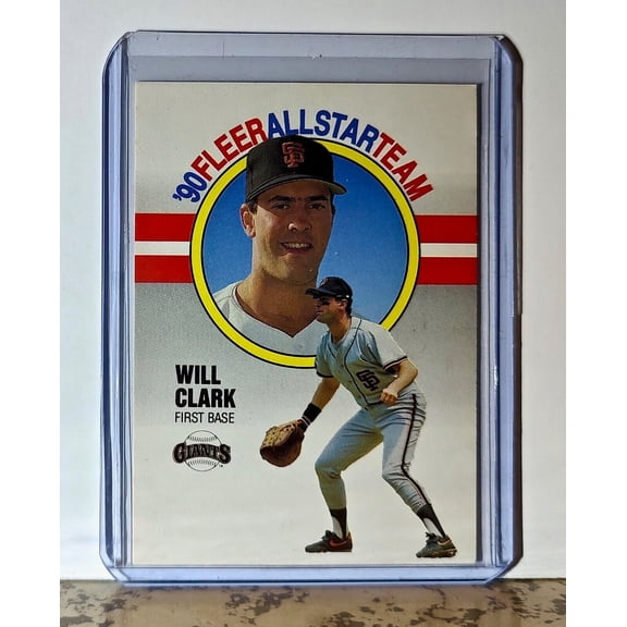 Will Clark 1990 Fleer All-Star Team MLB #2 Baseball Card San Francisco Giants