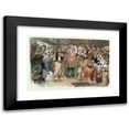 thumbnail image 1 of Will Crawford 24x17 Black Modern Framed Museum Art Print Titled - The Mystery of the Mistletoe (1910), 1 of 5