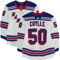 Will Cuylle New York Rangers GameUsed 50 White Jersey Worn During the