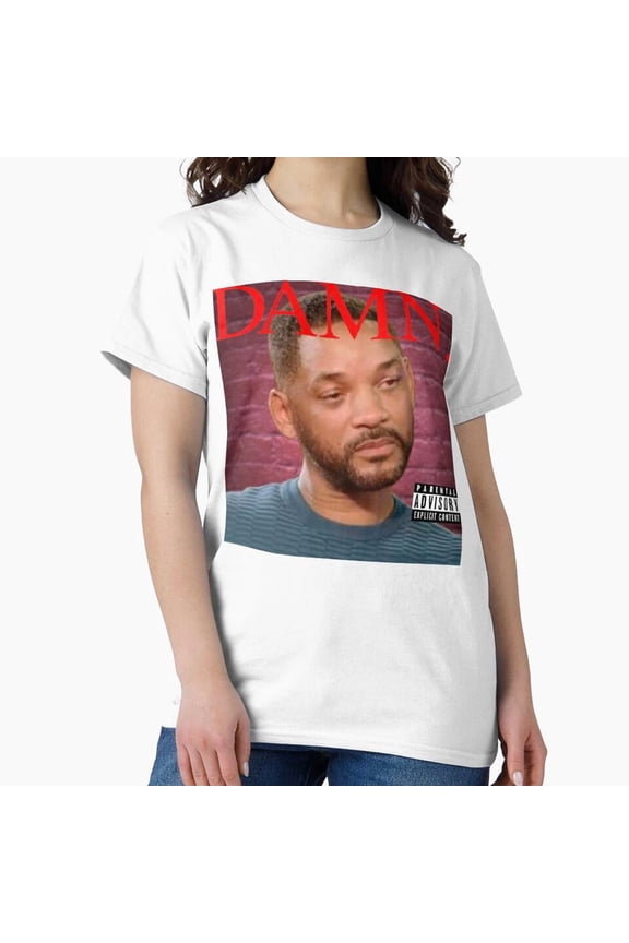 Will Damn Comedian Shrugging Stand Up Actor Expression Reaction Meme T-Shirt