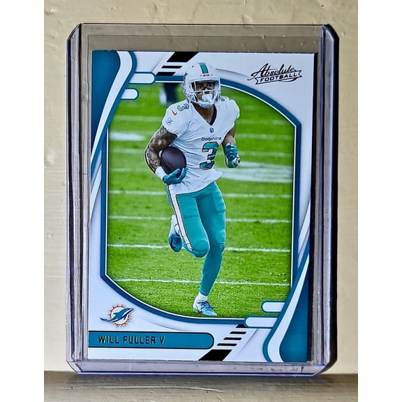 Will Fuller V 2021 Panini NFL Absolute Green Parallel Football #80 Card