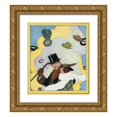 thumbnail image 1 of Will Hammell 20x23 Gold Ornate Framed and Double Matted Museum Art Print Titled - Head Winds (1914), 1 of 4