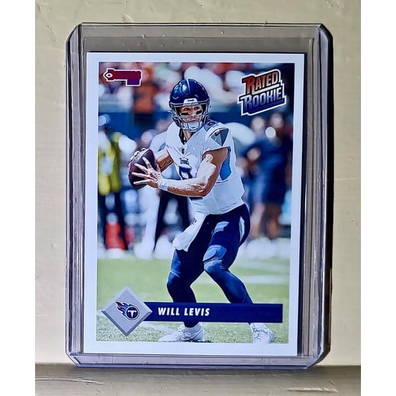 Will Levis 2023 Panini NFL Rated Rookie Retro #4 Football Card Tennessee Titans 1/629