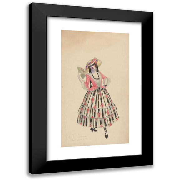 Will R. Barnes 10x14 Black Modern Framed Museum Art Print Titled - Dapper Men (1912 - 1924)