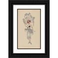 thumbnail image 1 of Will R. Barnes 10x14 Black Ornate Wood Framed Double Matted Museum Art Print Titled: Lady-In-Waiting (1912 - 1924), 1 of 5