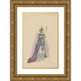 thumbnail image 1 of Will R. Barnes 11x14 Gold Ornate Wood Frame and Double Matted Museum Art Print Titled - Queen of Egypt (1912 - 1924), 1 of 4