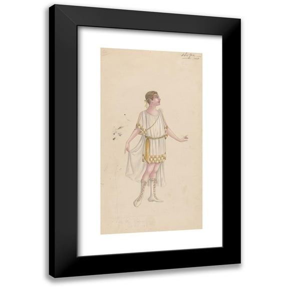 Will R. Barnes 11x18 Black Modern Framed Museum Art Print Titled - Hope-6 (1920 - 1921)