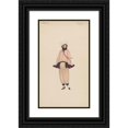 thumbnail image 1 of Will R. Barnes 12x18 Black Ornate Wood Framed Double Matted Museum Art Print Titled - Lady-In-Waiting (1912 - 1924), 1 of 5