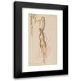 thumbnail image 1 of Will R. Barnes 14x24 Black Modern Framed Museum Art Print Titled - Giraffe (1917), 1 of 5
