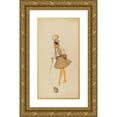 thumbnail image 1 of Will R. Barnes 14x24 Gold Ornate Framed and Double Matted Museum Art Print Titled - 2-Orange-Girls (1912 - 1924), 1 of 4