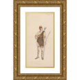 thumbnail image 1 of Will R. Barnes 14x24 Gold Ornate Framed and Double Matted Museum Art Print Titled - Adventure-8 (1920 - 1921), 1 of 4