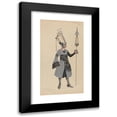 thumbnail image 1 of Will R. Barnes 15x24 Black Modern Framed Museum Art Print Titled - Guards-Men (1912 - 1924), 1 of 5