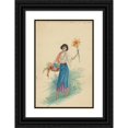 thumbnail image 1 of Will R. Barnes 17x24 Black Ornate Framed Double Matted Museum Art Print Titled: Act I-8 Flower Girls (1913), 1 of 5