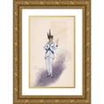 thumbnail image 1 of Will R. Barnes 17x24 Gold Ornate Framed and Double Matted Museum Art Print Titled - Woman's Costume (1914), 1 of 4