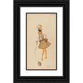 thumbnail image 1 of Will R. Barnes 9x14 Black Ornate Wood Framed Double Matted Museum Art Print Titled: 2-Orange-Girls (1912 - 1924), 1 of 5