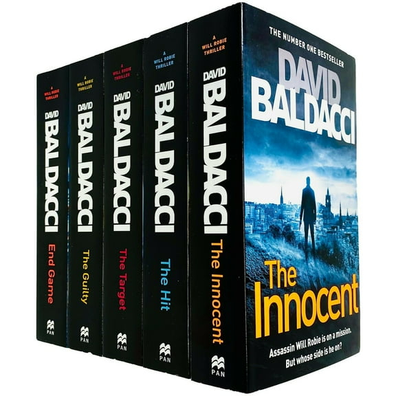 Will Robie Series 5 Book Collection by David Baldacci - Fiction - Paperback