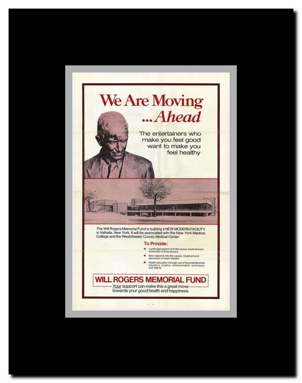 Will Rogers Memorial Fund Framed Movie Poster